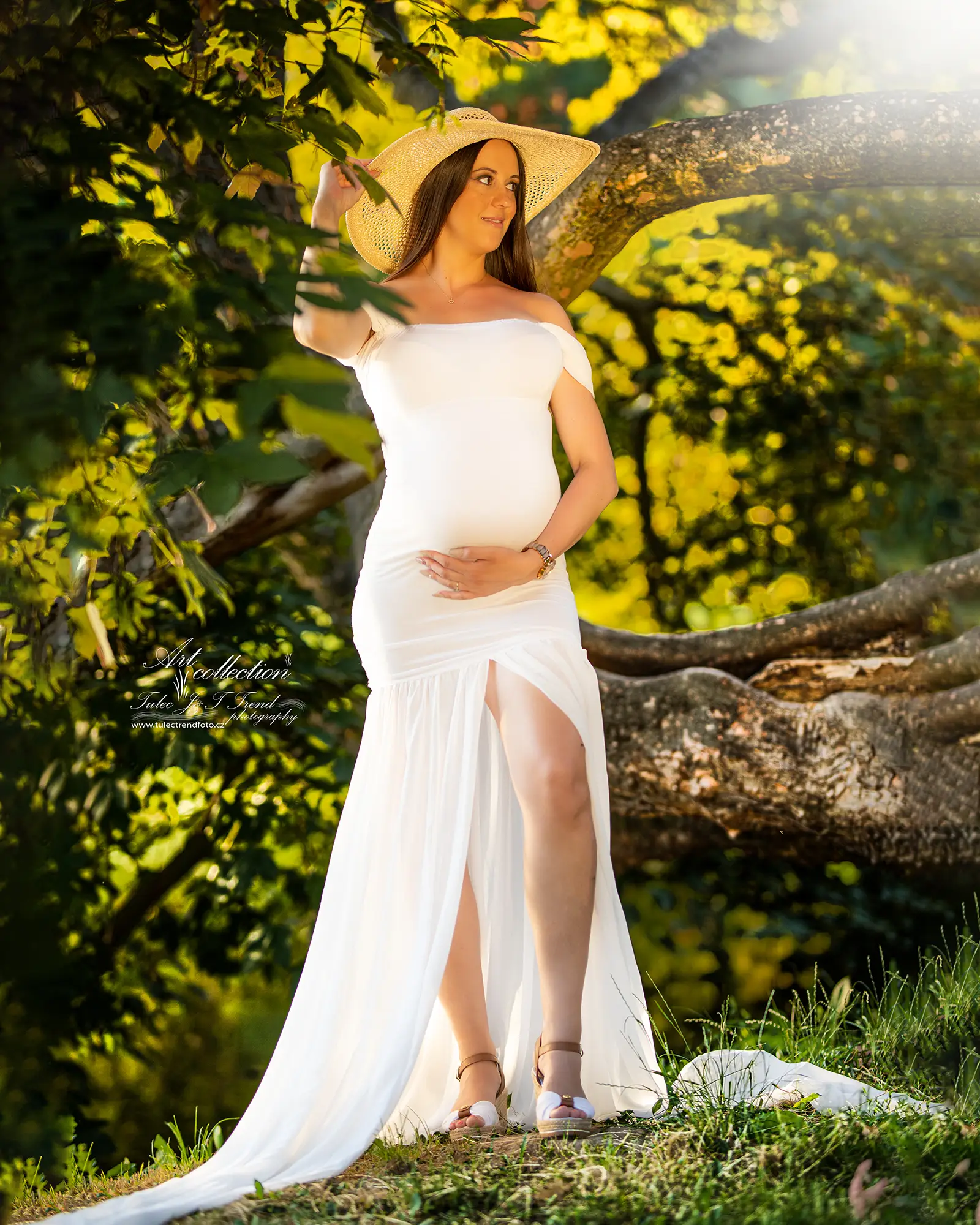 Těhotenská portrétní fotografie - fotograf Olomouc