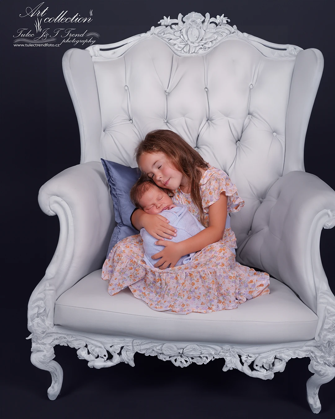Newborn focení v newborn fotoateliéru v Přerově