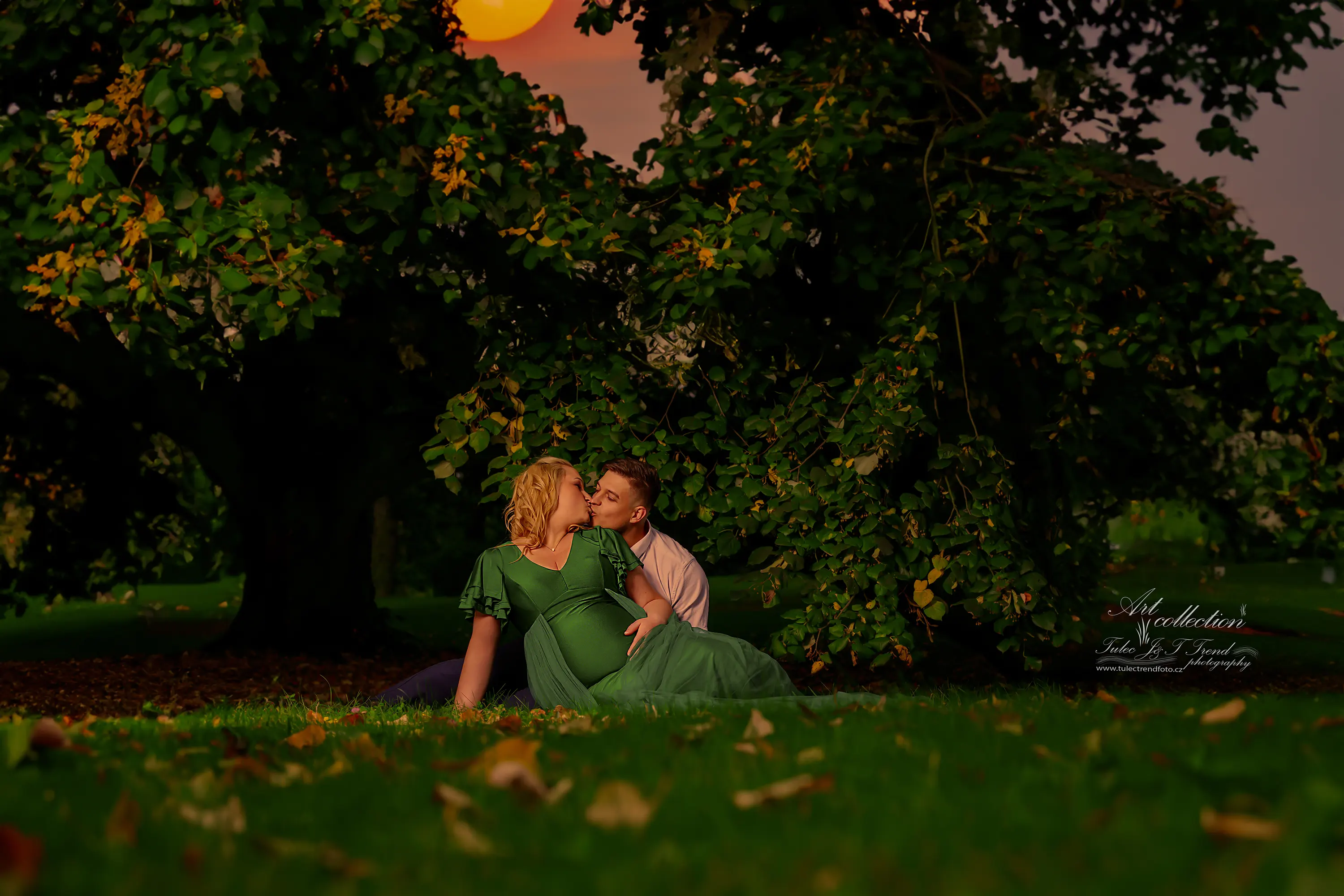 Těhotenské párové focení — přirozené a romantické snímky