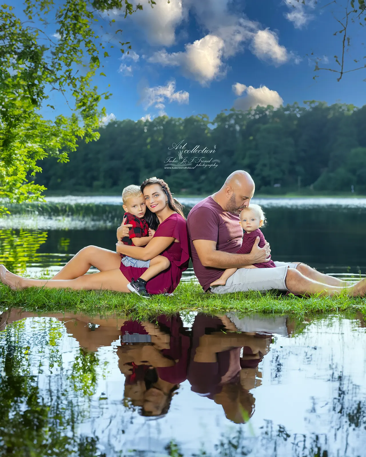 Rodinné focení v přírodě — Tulec Trend Foto