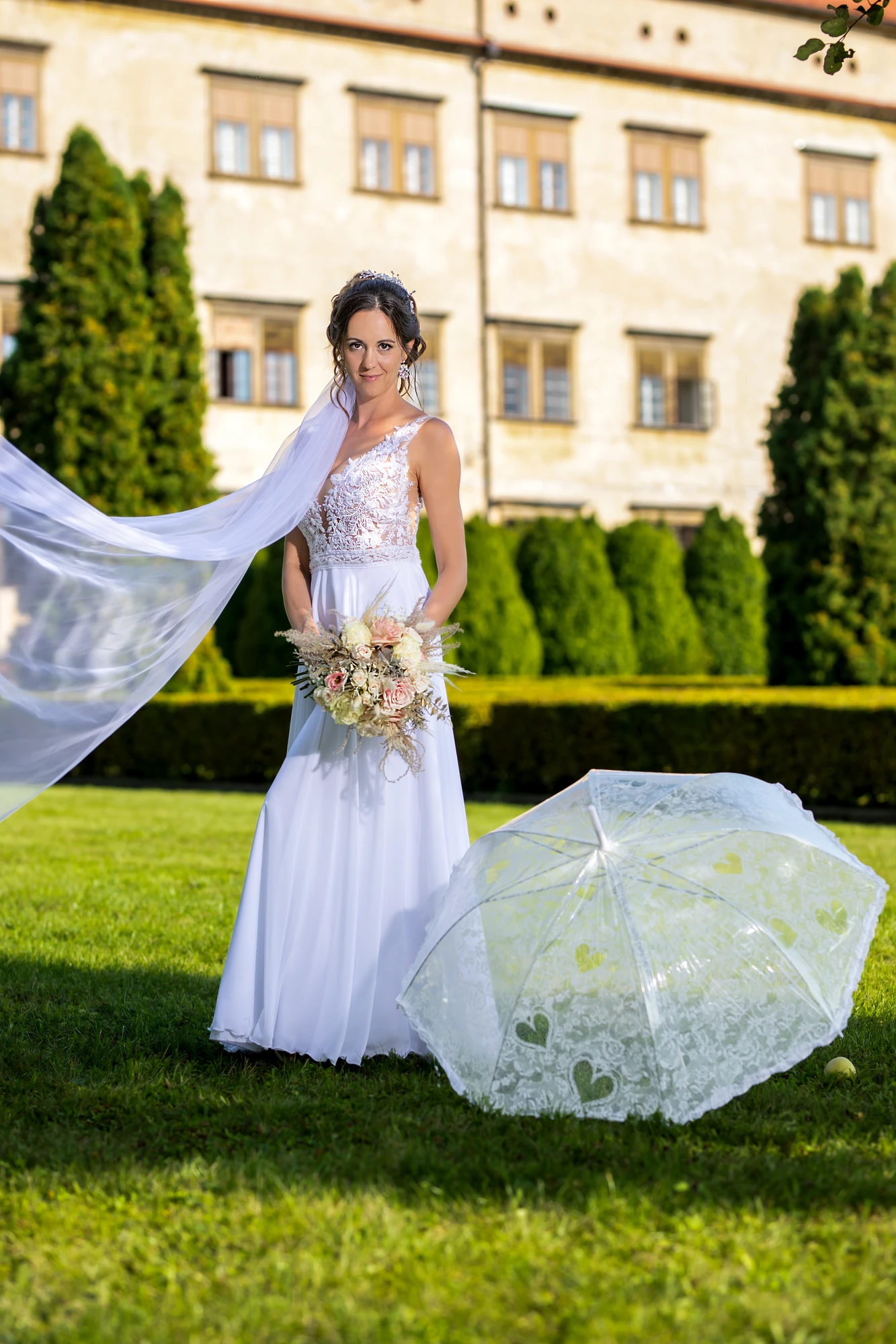 Nevěsta Terezka na zámku Bučovice — Tulec Trend Foto
