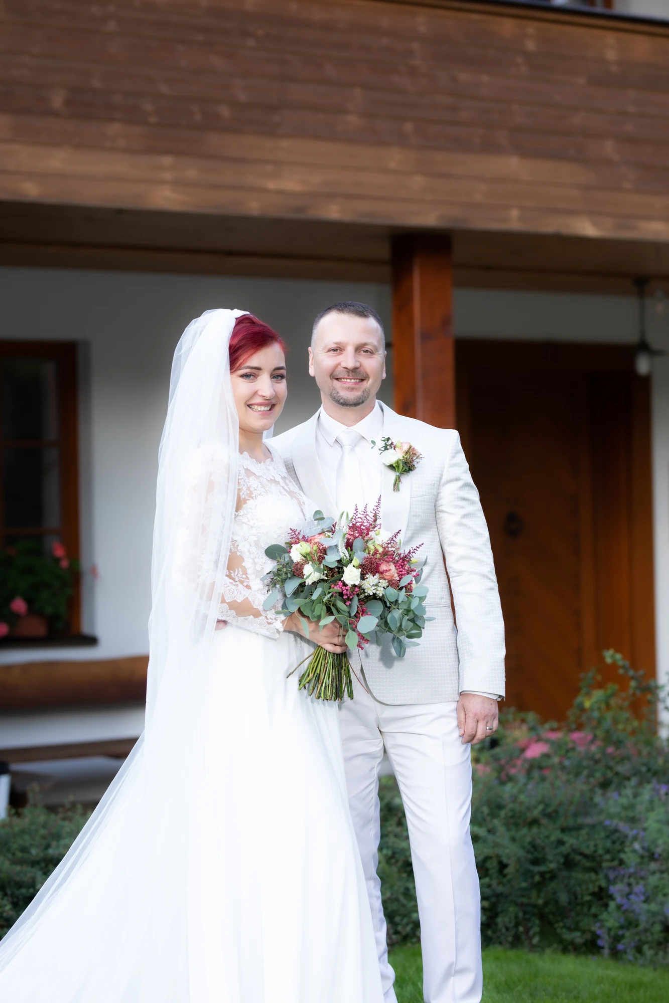 Nevěsta při obřadu — statek Samsara, Blanensko 2022