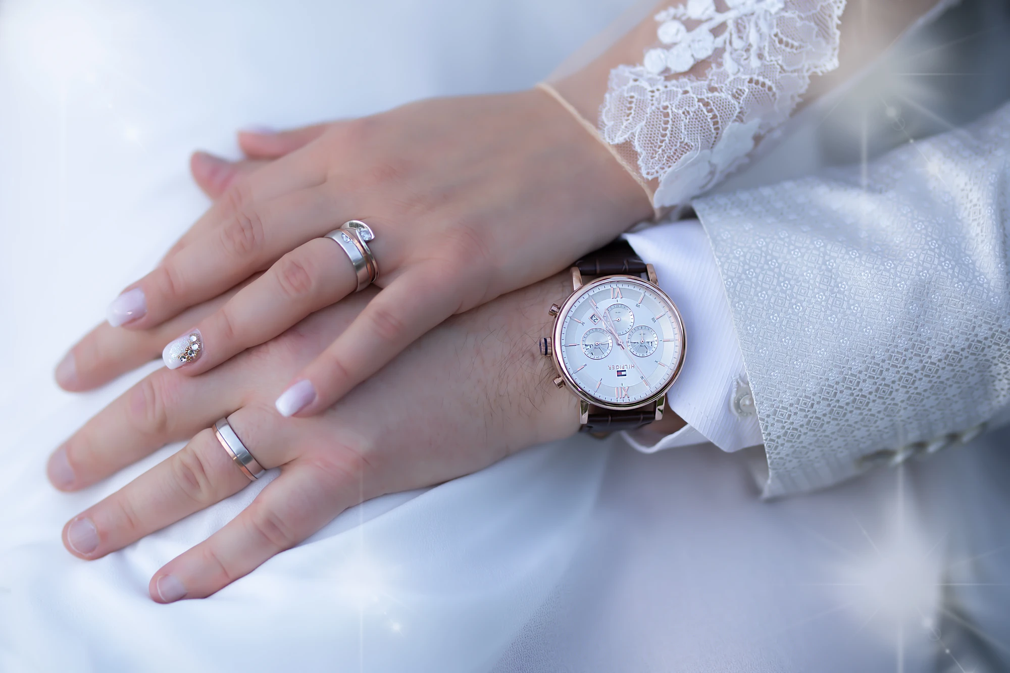 Novomanželé po obřadu — statek Samsara, Blanensko 2022