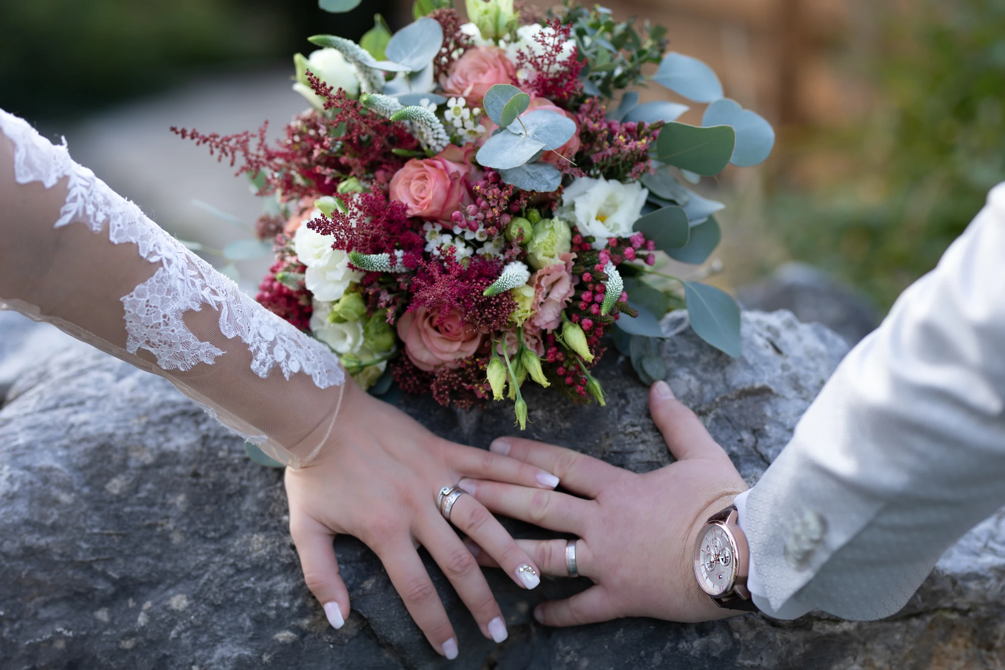 Radost novomanželů po obřadu — Lucie a Ivo 2022