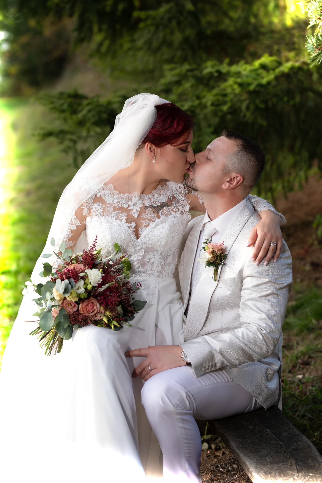 Lucie a Ivo — romantický portrét, statek Samsara 2022