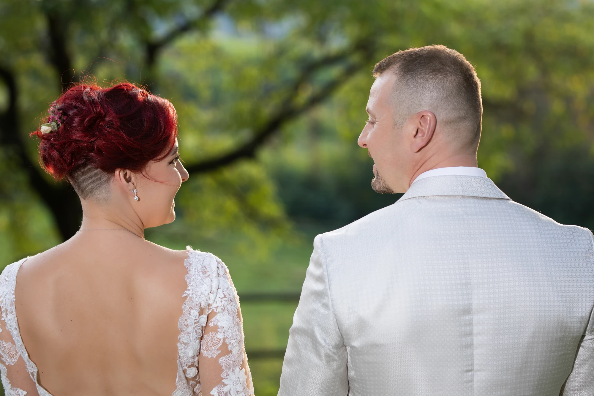 Lucie a Ivo — portrétní focení v přírodě, Blanensko