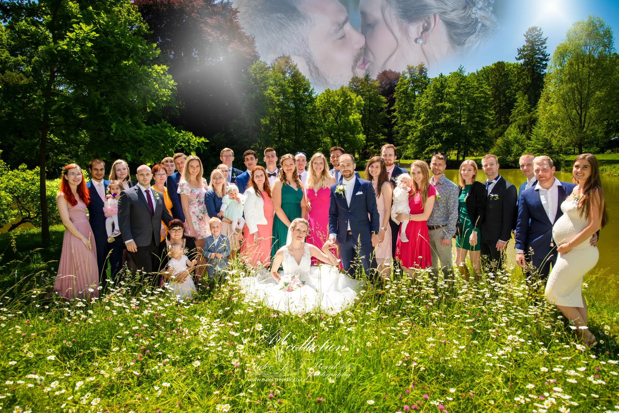 Nikča a Míša – svatební focení v zámeckém parku Čechy pod Kosířem 2023