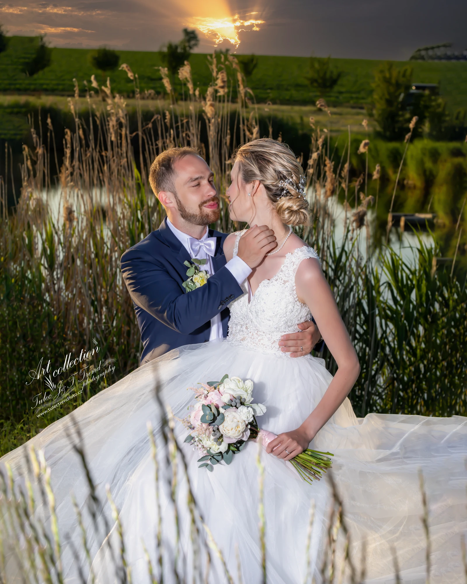 Nikča a Míša – svatební focení v zámeckém parku Čechy pod Kosířem 2023