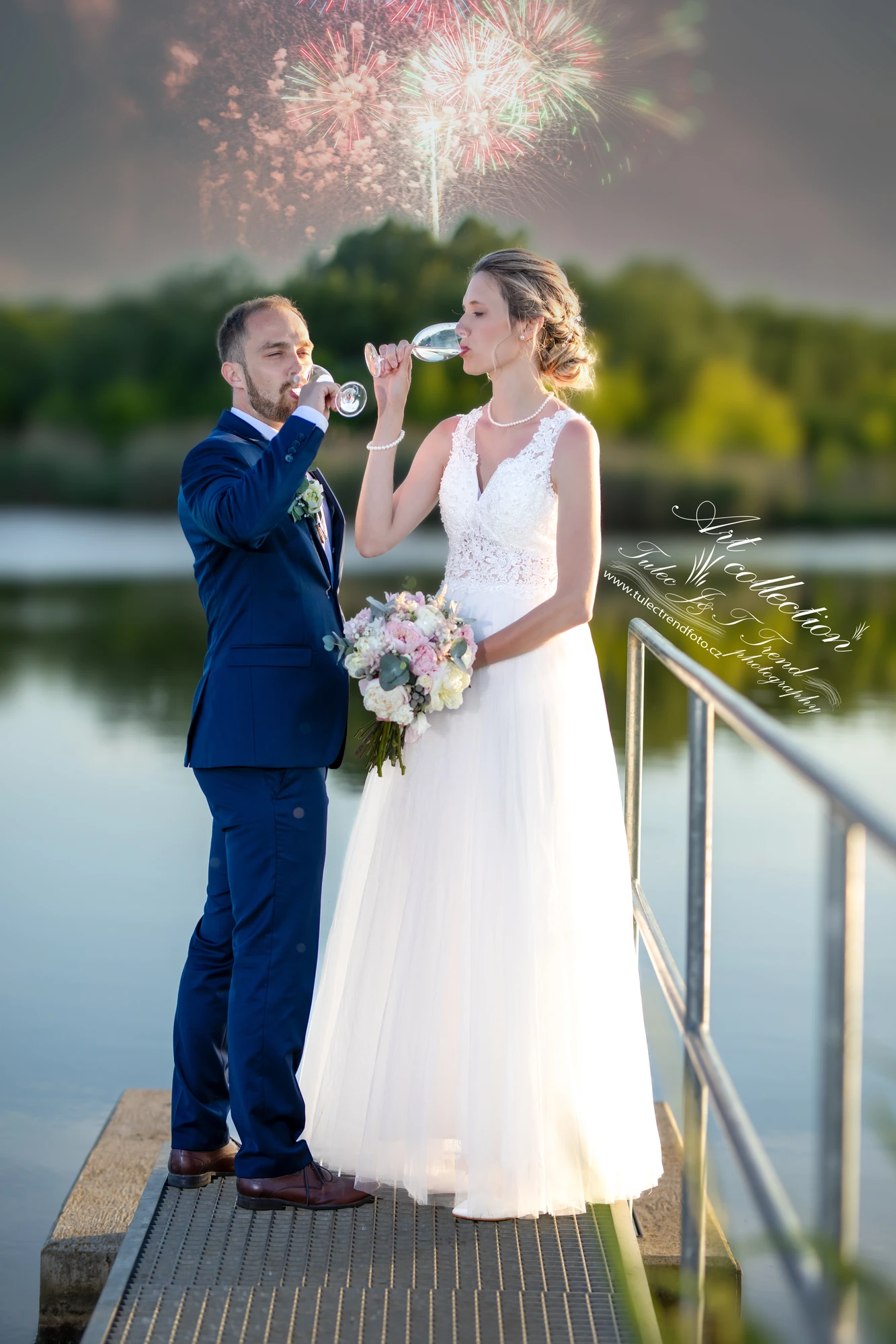 Nikča a Míša – svatební focení v zámeckém parku Čechy pod Kosířem 2023