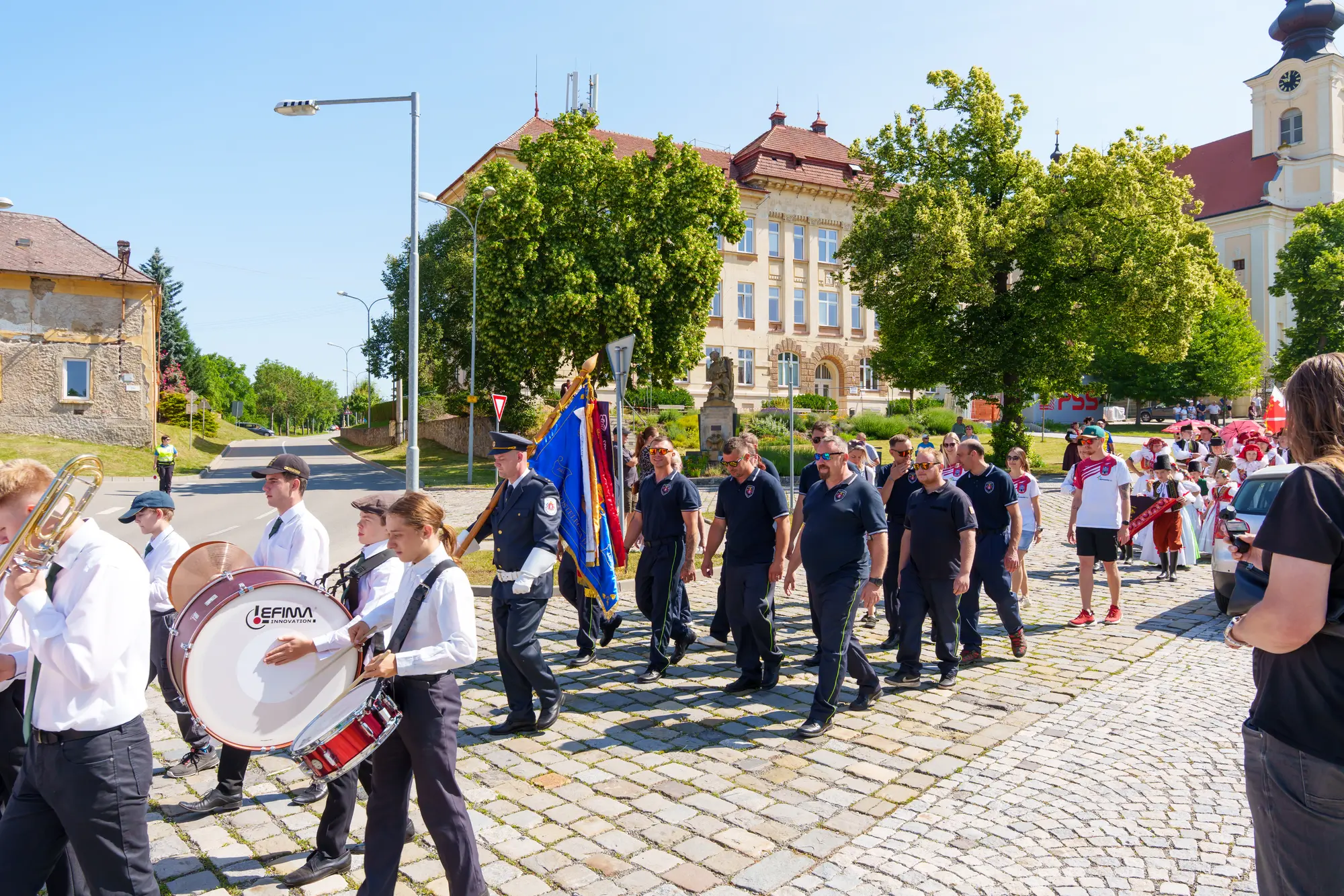 Uvítání hostů na Setkání Kostelců — Kostelec na Hané 2025