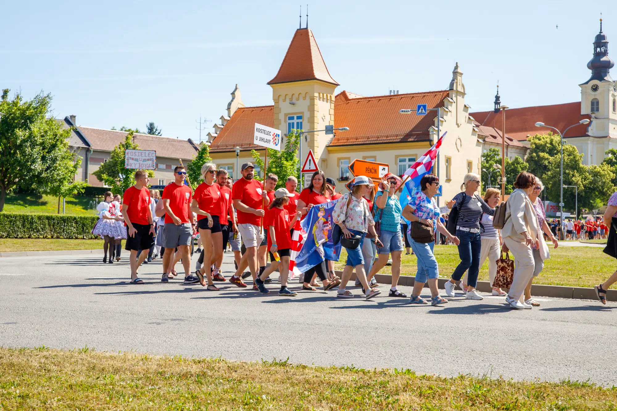 Hosté ze Slovenska a ČR — Setkání Kostelců, červen 2025