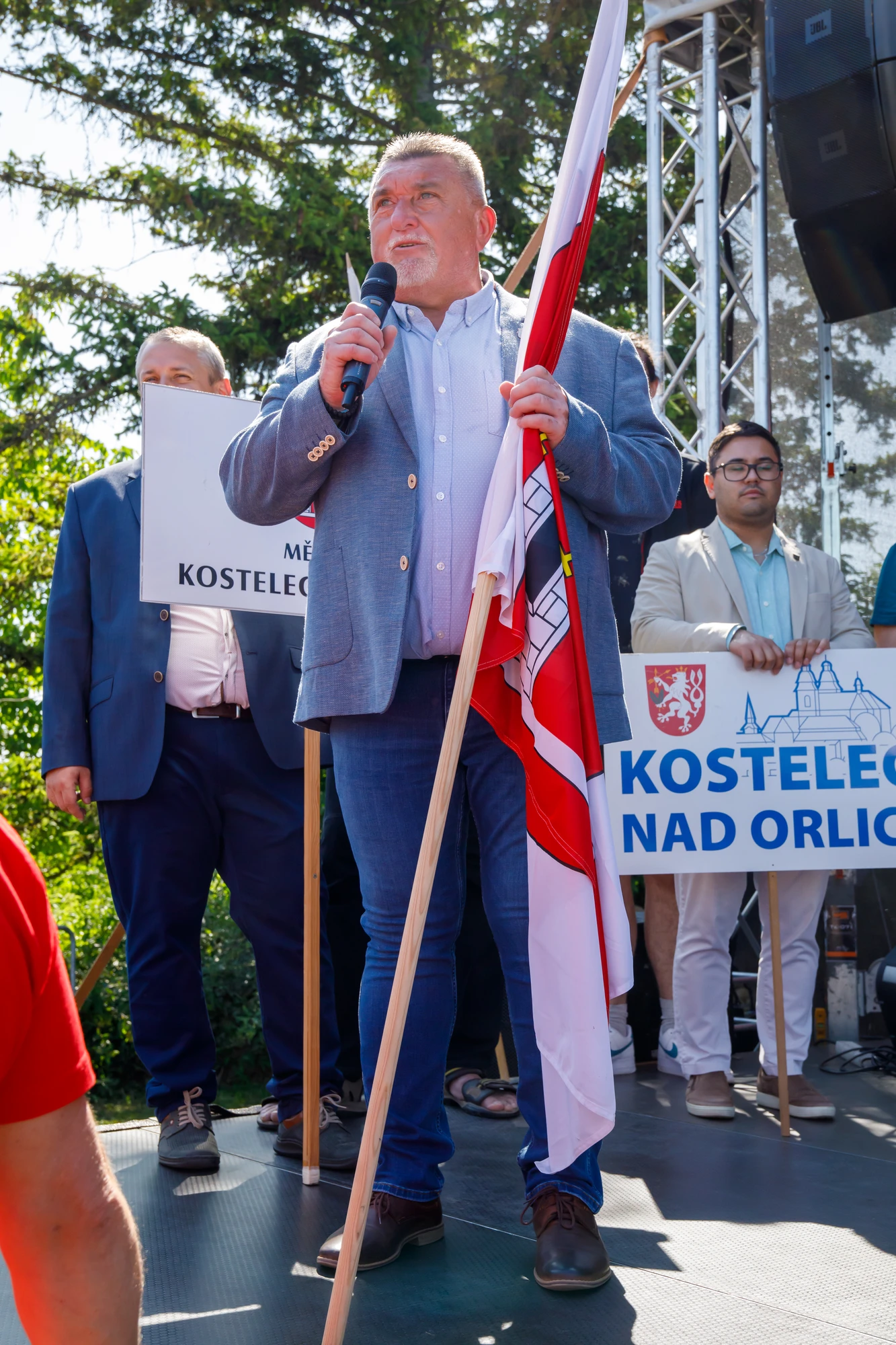 Reportážní záběr — Setkání Kostelců 2025, Kostelec na Hané