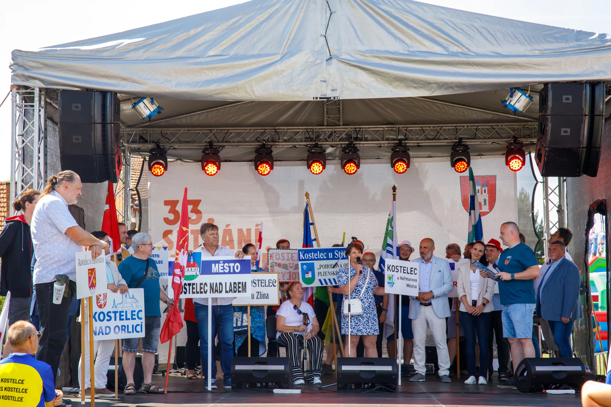 Spontánní záběr z akce — Setkání Kostelců, Kostelec na Hané