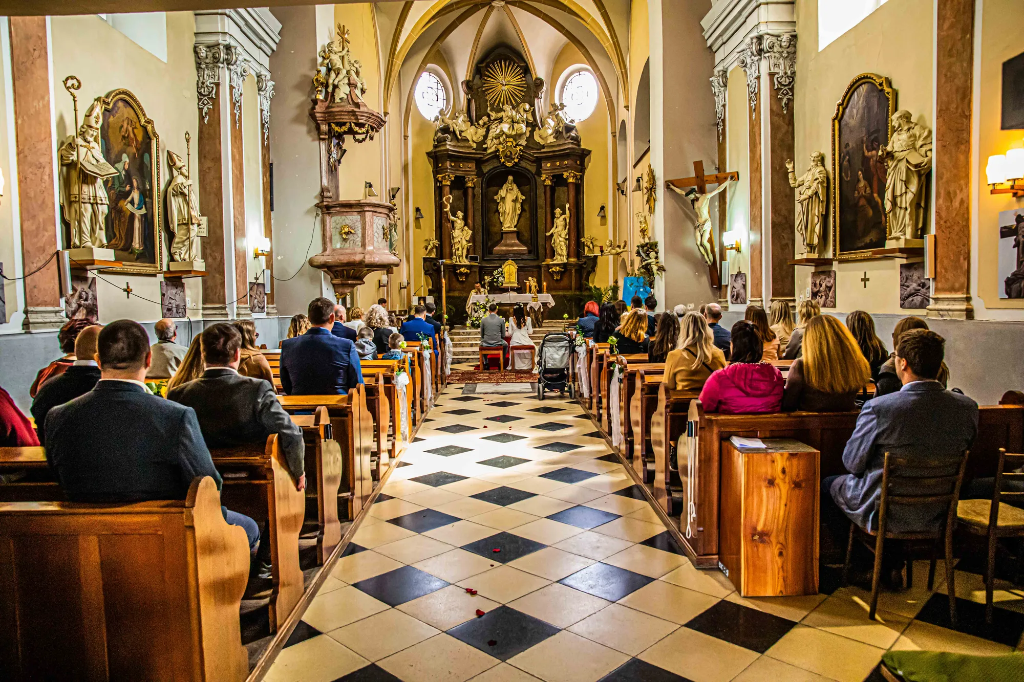 Emoce při svatebním obřadu — Magdaléna a Jiří