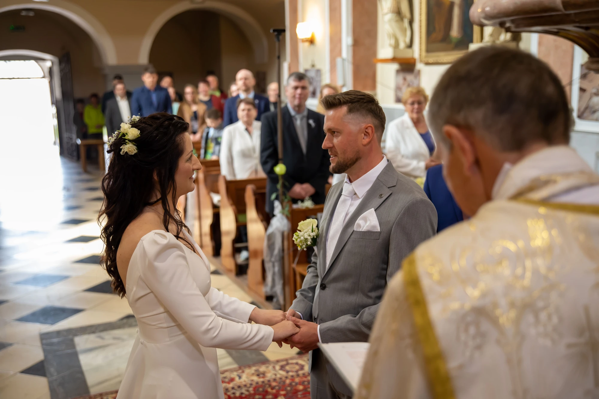 První novomanželský polibek — Magdaléna a Jiří 2023