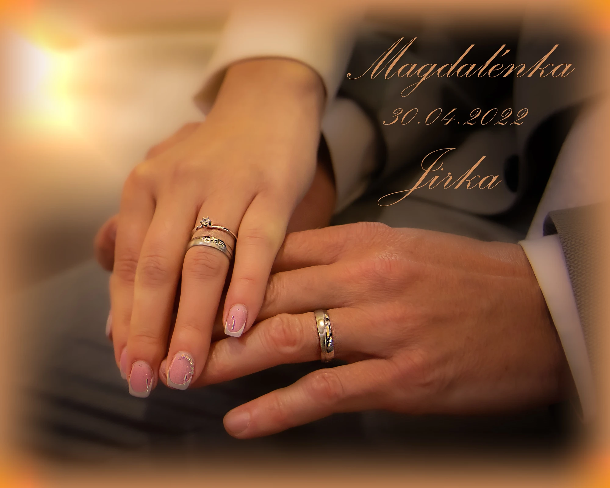 Rodinný portrét — novomanželé s dítětem, 2023