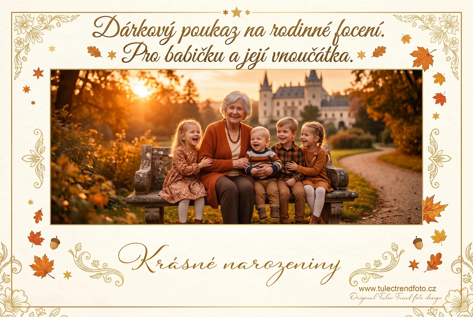 Dárkový poukaz na focení - Tulec Trend foto