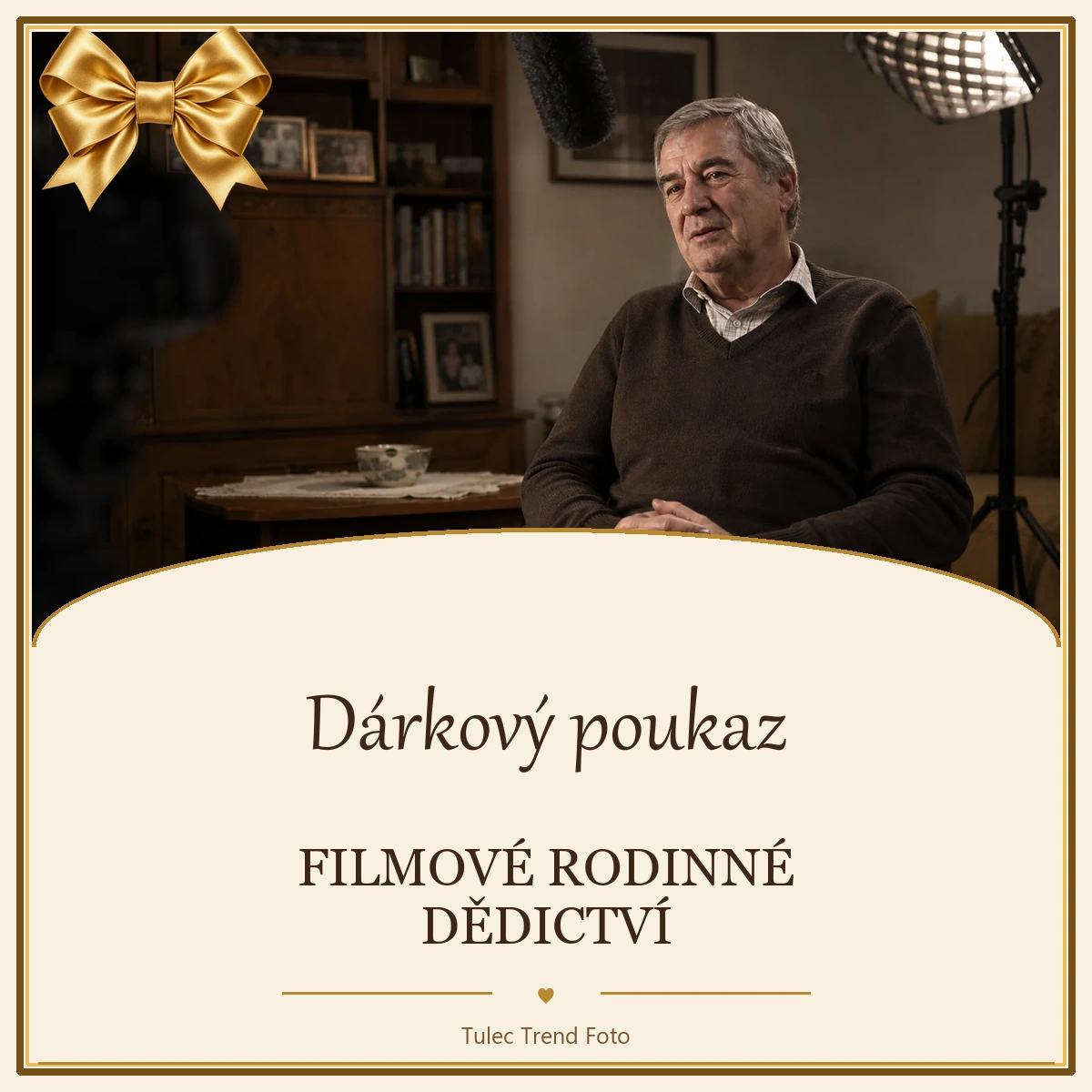 Dárkový poukaz Tulec Trend Foto: Filmové rodinné dědictví